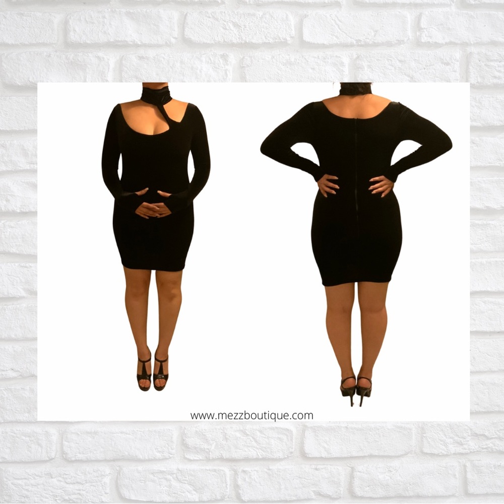 Mezz Boutique “PENÉLOPE” Black Dress